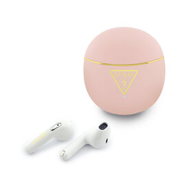 Guess Guess Earplugs - TWS Gold Line Triangle Electroplate - Pink Guess Guess Earplugs - TWS Gold Line Triangle Electroplate - Pink