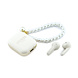 Guess Guess Bouchons d'oreilles - TWS W/ Pearl Strap - Blanc Guess Guess Bouchons d'oreilles - TWS W/ Pearl Strap - Blanc