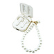 Guess Guess Earplugs - TWS W/ Pearl Strap - White Guess Guess Earplugs - TWS W/ Pearl Strap - White