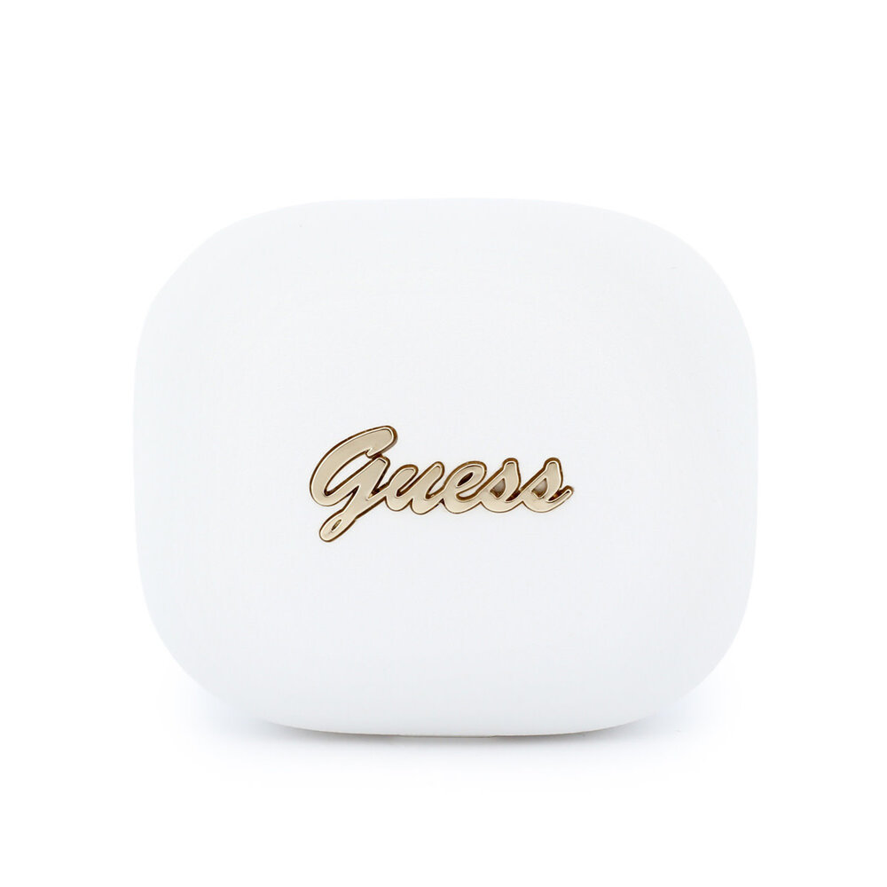 Guess Guess Earplugs - TWS With Script Metal Logo - White Guess Guess Earplugs - TWS With Script Metal Logo - White