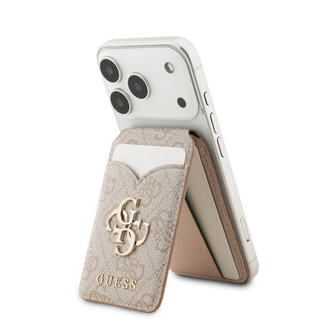 Guess Guess Kartenhalter - 4G Wallet Cardslot Magsafe Stand & Mirror 4G Classic - Rosa Guess Guess Kartenhalter - 4G Wallet Cardslot Magsafe Stand & Mirror 4G Classic - Rosa