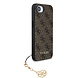 Guess Guess iPhone 16e & 17e Back-Cover hul - 4G Charm - Braun