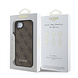 Guess Guess iPhone 16e & 17e Backcover hoesje - 4G Charm - Bruin