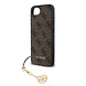 Guess Guess iPhone 16e & 17e Backcover hoesje - 4G Charm - Bruin