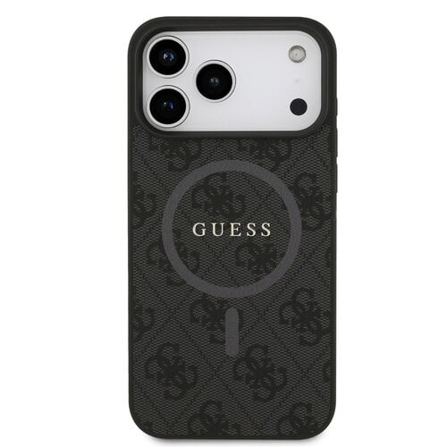 Guess Guess iPhone 17 Pro Max/iPhone 18 Pro Max Handyhülle MagSafe Klassisches 4G-Metalllogo - Schwarz