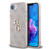 Guess Guess iPhone 16e & 17e Back-Cover hul - 4G - Big Metal Logo - Rosa
