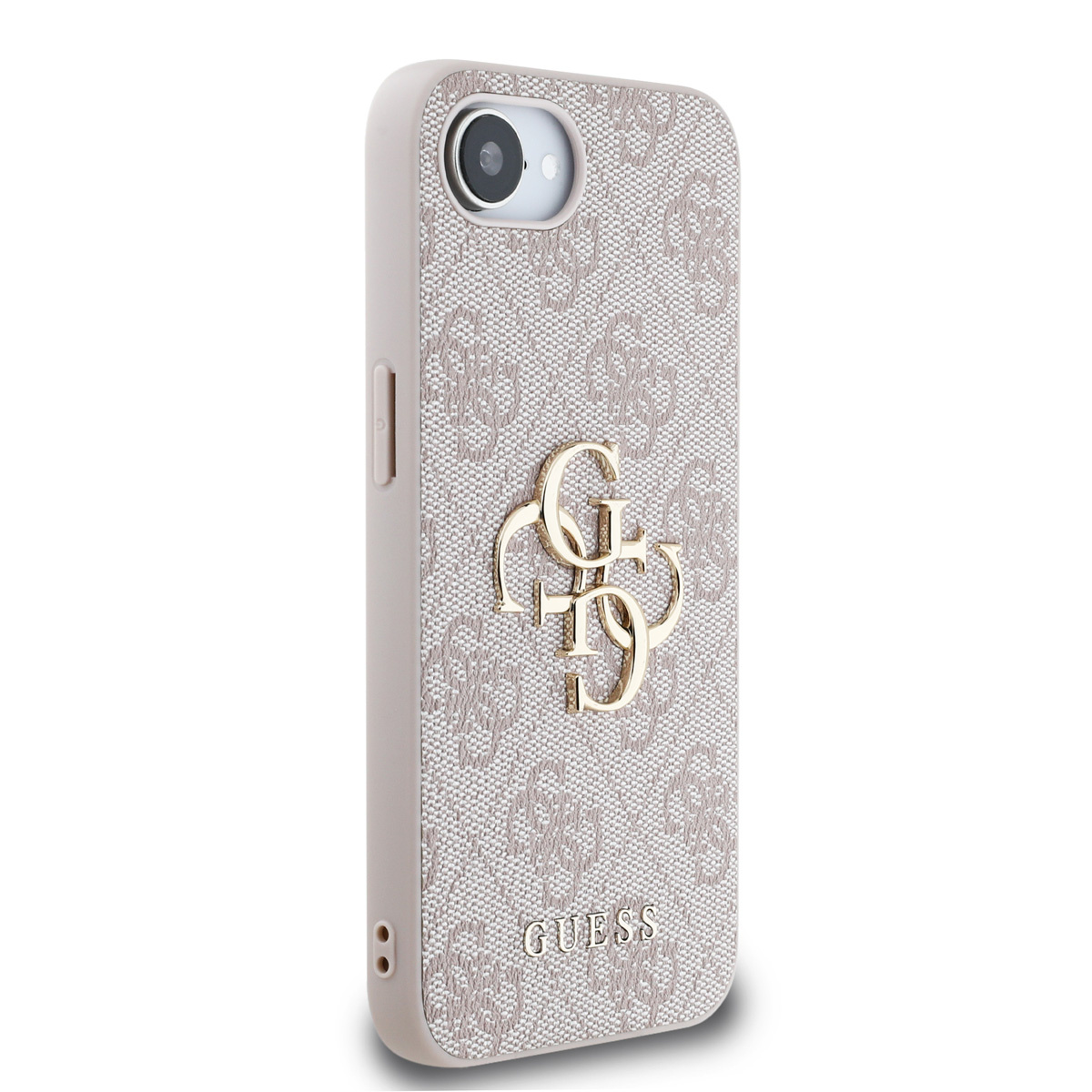 Guess Guess iPhone 16e & 17e Backcover hoesje - 4G - Big Metal Logo - Roze, foto 4 van 6