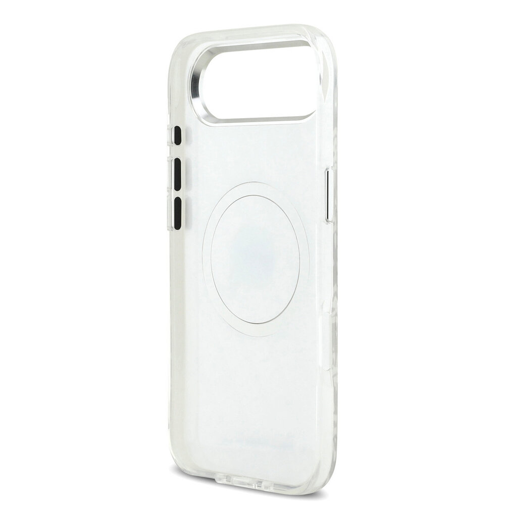 Karl Lagerfeld Karl Lagerfeld iPhone 17 Air Backcover hoesje - MagSafe - IML Karl Head Logo - Grijs