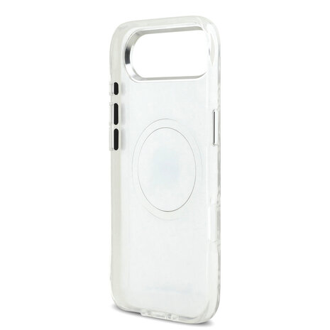 Karl Lagerfeld Karl Lagerfeld iPhone 17 Air Backcover hoesje - MagSafe - IML Karl Head Logo - Grijs