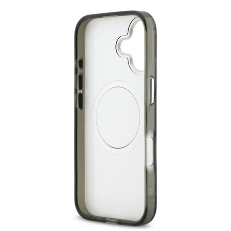 Karl Lagerfeld Karl Lagerfeld iPhone 17 Back cover case - HC MagSafe IML KL Monogram - Black