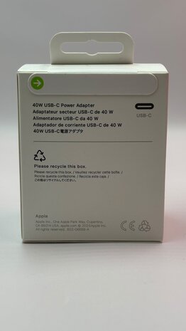 Apple Apple Adapter - USB-C 40W Power Adapter - White