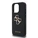 Guess Guess iPhone 15 Pro Back cover coque - HC O Grained PU Big 4G Logo - Noir Guess Guess iPhone 15 Pro Back cover coque - HC O Grained PU Big 4G Logo - Noir
