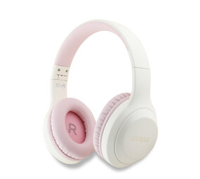 Guess Guess Écouteurs - Bluetooth Headphone BI-Color Printed Gold Logo - Rose