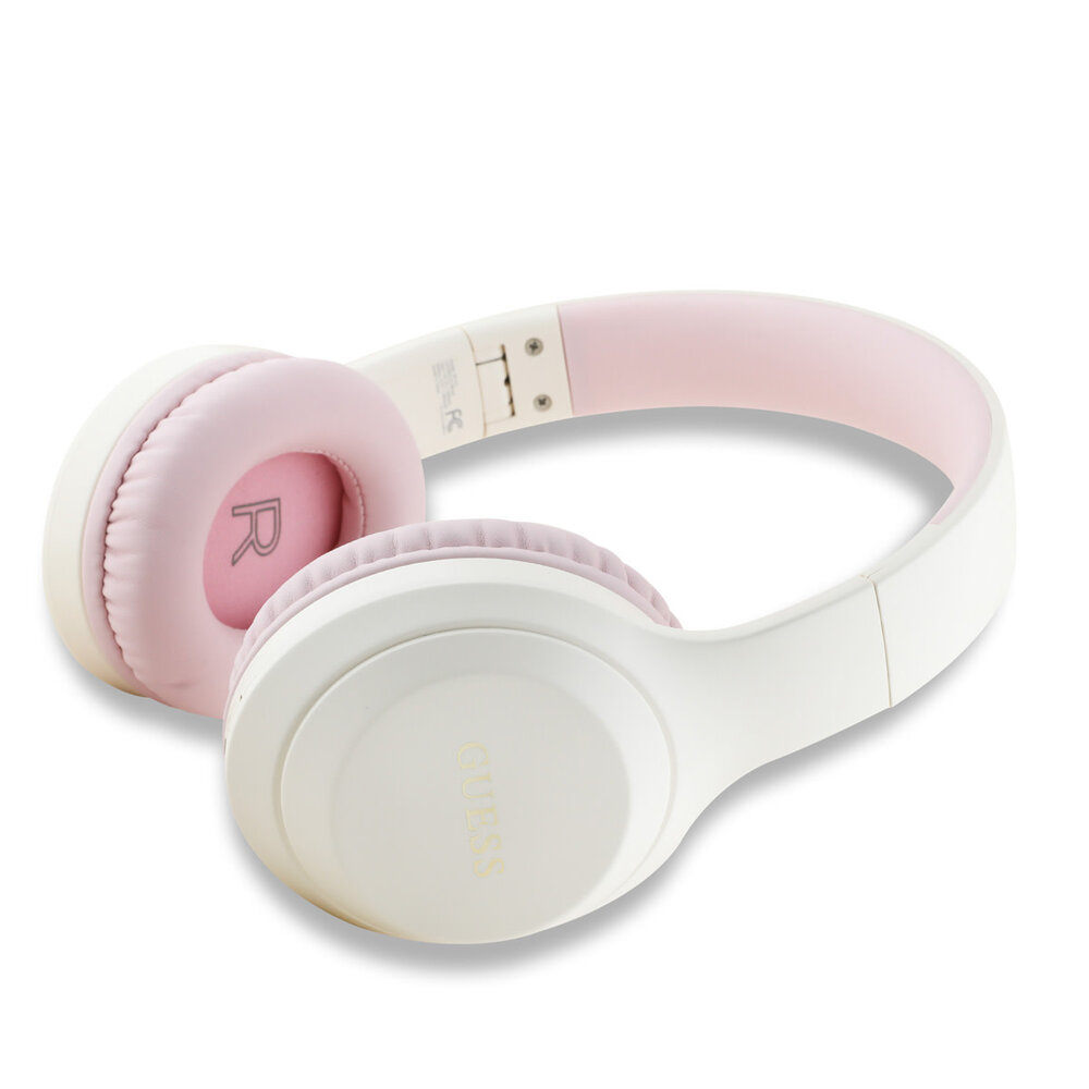 Guess Guess Headphones - Bluetooth Headphone BI-Color Printed Gold Logo - Pink