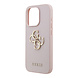 Guess Guess iPhone 15 Pro Back-Cover hul - HC O Grained PU Big 4G Logo - Rosa