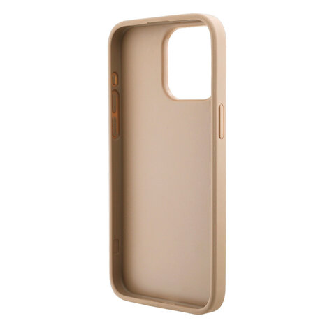 Guess Guess iPhone 15 Pro Back-Cover hul - HC O PU Saffiano Peony - Rosa
