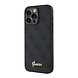 Guess Guess iPhone 15 Pro Max Back cover case - HC O PU 4G Script Logo - Black Guess Guess iPhone 15 Pro Max Back cover case - HC O PU 4G Script Logo - Black