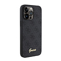 Guess Guess iPhone 15 Pro Max Back cover coque - HC O PU 4G Script Logo - Noir