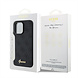 Guess Guess iPhone 15 Pro Max Back cover coque - HC O PU 4G Script Logo - Noir Guess Guess iPhone 15 Pro Max Back cover coque - HC O PU 4G Script Logo - Noir