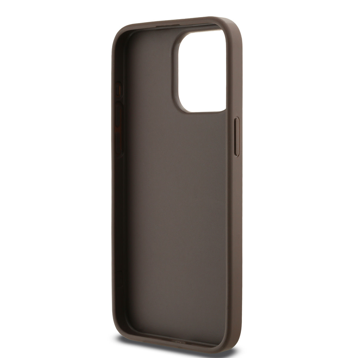 Guess Guess iPhone 15 Pro Max Backcover hoesje - HC O PU 4G Script Logo - Bruin, foto 6 van 6