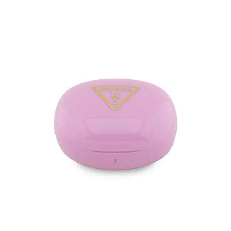 Guess Guess Earplugs - TWS Flat Triangle Logo Electroplated - Pink