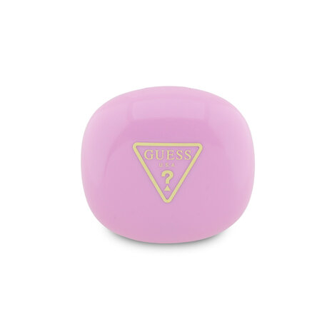 Guess Guess Earplugs - TWS Flat Triangle Logo Electroplated - Pink