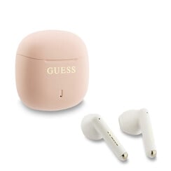 Guess Oordopjes - TWS Satin Effect Printed Classic Logo - Roze