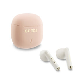 Guess Guess Oordopjes - TWS Satin Effect Printed Classic Logo - Roze