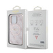 Guess Guess iPhone 15 Pro Max Back-Cover hul - HC O Magsafe PU 4G Ring Classic Logo - Rosa Guess Guess iPhone 15 Pro Max Back-Cover hul - HC O Magsafe PU 4G Ring Classic Logo - Rosa