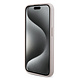 Guess Guess iPhone 15 Pro Max Backcover hoesje - HC O Magsafe PU 4G Ring Classic Logo - Roze Guess Guess iPhone 15 Pro Max Backcover hoesje - HC O Magsafe PU 4G Ring Classic Logo - Roze