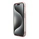 Guess Guess iPhone 15 Pro Back cover case - HC O Magsafe IML Triangle Logo W/ Pearl - Pink Guess Guess iPhone 15 Pro Back cover case - HC O Magsafe IML Triangle Logo W/ Pearl - Pink