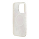 Guess Guess iPhone 15 Pro Backcover hoesje - HC O Magsafe IML Flower & Tonal Circle - Roze Guess Guess iPhone 15 Pro Backcover hoesje - HC O Magsafe IML Flower & Tonal Circle - Roze