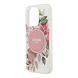 Guess Guess iPhone 15 Pro Back cover case - HC O Magsafe IML Flower & Tonal Circle - Pink Guess Guess iPhone 15 Pro Back cover case - HC O Magsafe IML Flower & Tonal Circle - Pink