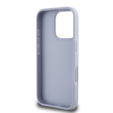 Guess Guess iPhone 16 Pro Max Back cover coque - HC O Grained PU HS 4G And Triangle Logo - Violet Guess Guess iPhone 16 Pro Max Back cover coque - HC O Grained PU HS 4G And Triangle Logo - Violet