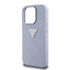 Guess Guess iPhone 16 Pro Max Back cover coque - HC O Grained PU HS 4G And Triangle Logo - Violet Guess Guess iPhone 16 Pro Max Back cover coque - HC O Grained PU HS 4G And Triangle Logo - Violet