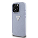 Guess Guess iPhone 16 Pro Max Back cover coque - HC O Grained PU HS 4G And Triangle Logo - Violet Guess Guess iPhone 16 Pro Max Back cover coque - HC O Grained PU HS 4G And Triangle Logo - Violet