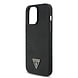 Guess Guess iPhone 15 Pro Max Back cover case - HC O Grained PU HS 4G And Triangle Logo - Black Guess Guess iPhone 15 Pro Max Back cover case - HC O Grained PU HS 4G And Triangle Logo - Black