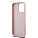 Guess Guess iPhone 15 Pro Max Back cover case - HC O Grained PU HS Peony And Triangle Logo - Pink Guess Guess iPhone 15 Pro Max Back cover case - HC O Grained PU HS Peony And Triangle Logo - Pink