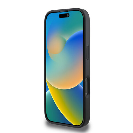 Guess Guess iPhone 16 Pro Max Back cover coque - HC O Grained PU BIG 4G Logo - Noir Guess Guess iPhone 16 Pro Max Back cover coque - HC O Grained PU BIG 4G Logo - Noir