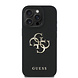 Guess Guess iPhone 16 Pro Max Backcover hoesje - HC O Grained PU BIG 4G Logo - Zwart Guess Guess iPhone 16 Pro Max Backcover hoesje - HC O Grained PU BIG 4G Logo - Zwart