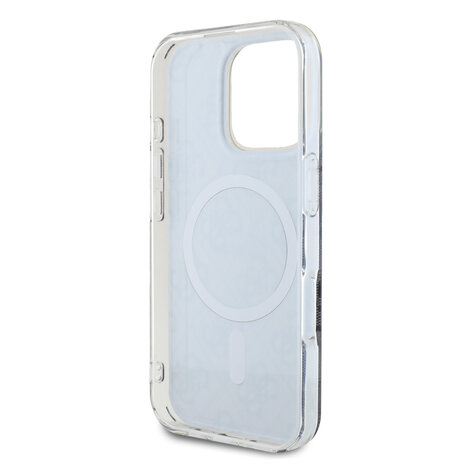Guess Guess iPhone 16 Pro Back cover coque - HC O Magsafe IML 4G - Noir Guess Guess iPhone 16 Pro Back cover coque - HC O Magsafe IML 4G - Noir