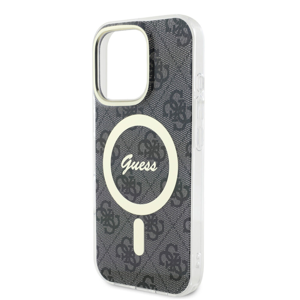 Guess Guess iPhone 16 Pro Back-Cover hul - HC O Magsafe IML 4G - Schwarz