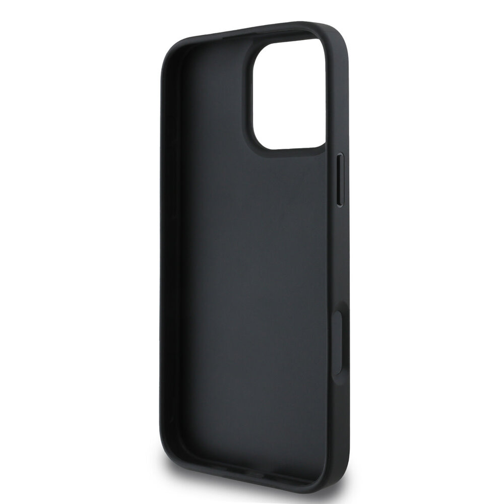 Guess Guess iPhone 16 Pro Max Back-Cover hul - HC O Fixed Glitter - Schwarz
