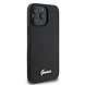 Guess Guess iPhone 16 Pro Max Back cover coque - HC O Fixed Glitter - Noir Guess Guess iPhone 16 Pro Max Back cover coque - HC O Fixed Glitter - Noir