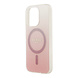 Guess Guess iPhone 15 Pro Back cover coque - O HC Magsafe IML Glitter Gradient - Rose Guess Guess iPhone 15 Pro Back cover coque - O HC Magsafe IML Glitter Gradient - Rose
