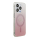 Guess Guess iPhone 15 Pro Back cover case - O HC Magsafe IML Glitter Gradient - Pink Guess Guess iPhone 15 Pro Back cover case - O HC Magsafe IML Glitter Gradient - Pink