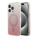 Guess Guess iPhone 15 Pro Back cover case - O HC Magsafe IML Glitter Gradient - Pink Guess Guess iPhone 15 Pro Back cover case - O HC Magsafe IML Glitter Gradient - Pink