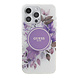 Guess Guess iPhone 15 Pro Max Back cover case - HC O Magsafe IML Flower - Purple Guess Guess iPhone 15 Pro Max Back cover case - HC O Magsafe IML Flower - Purple
