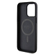 Guess Guess iPhone 15 Pro Max Back cover case - HC O Magsafe PU 4G Ring Classic Logo - Black Guess Guess iPhone 15 Pro Max Back cover case - HC O Magsafe PU 4G Ring Classic Logo - Black