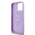 Guess Guess iPhone 15 Pro Max Back cover coque - HC O Magsafe PU Peony Hot Stamp - Violet